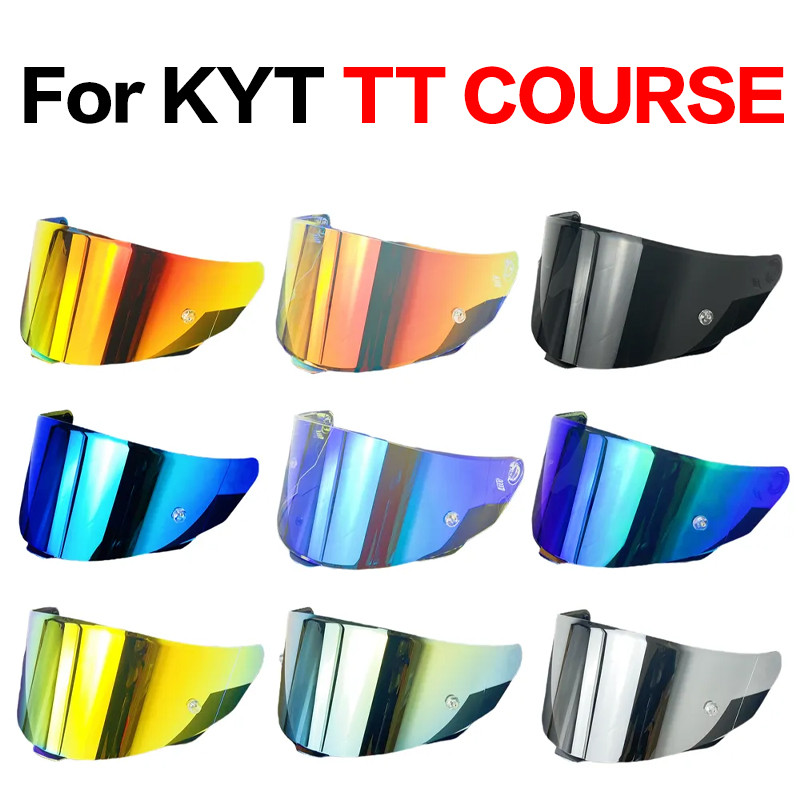 For Kyt Tt Course Motorcycle Helmet Visor Lens Full Face Helmet Casco Moto Accessories Anti- Kyt
