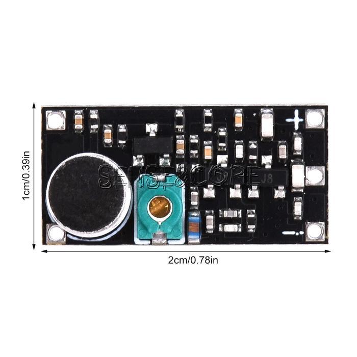 Module Fm Transmitter 88-108Mhz Mini Mic Wireless Radio 2-9V Dc Co