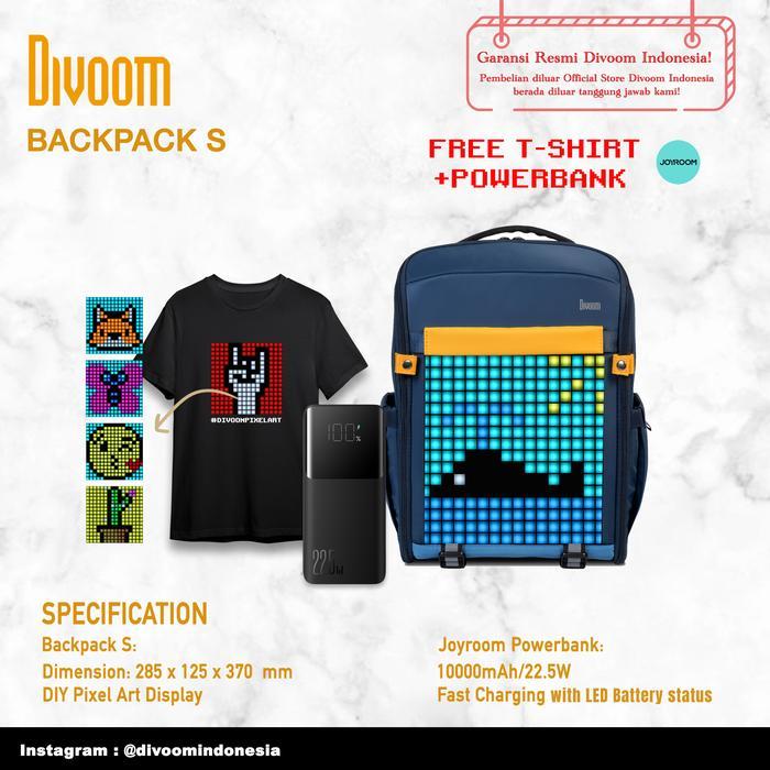 Sale Divoom Backpack S , Youngster'S Customizable Led Backpack