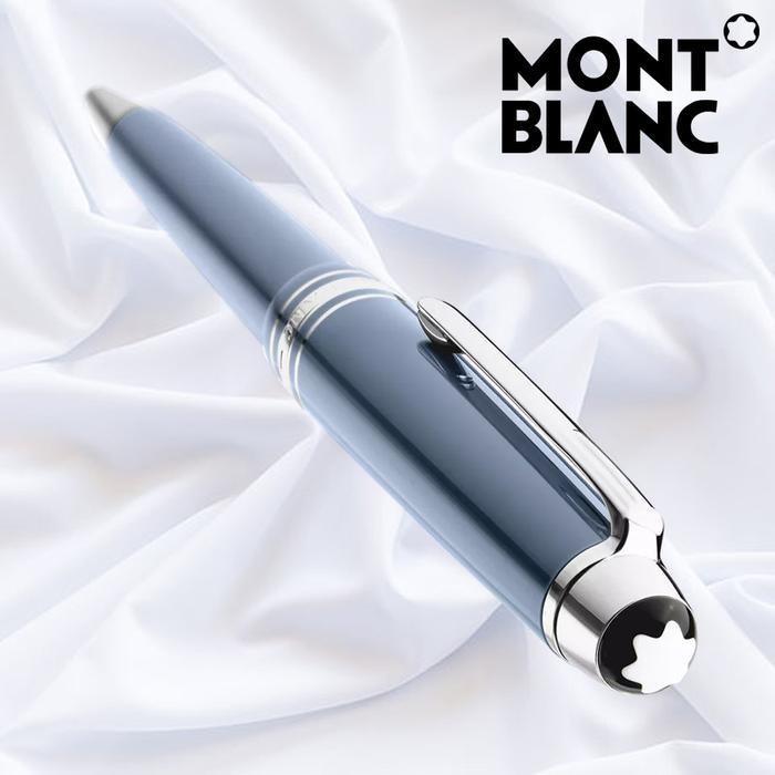 TERLARIS! MONTBLANC Glacier Ballpoint Blue Resin 129395 Original