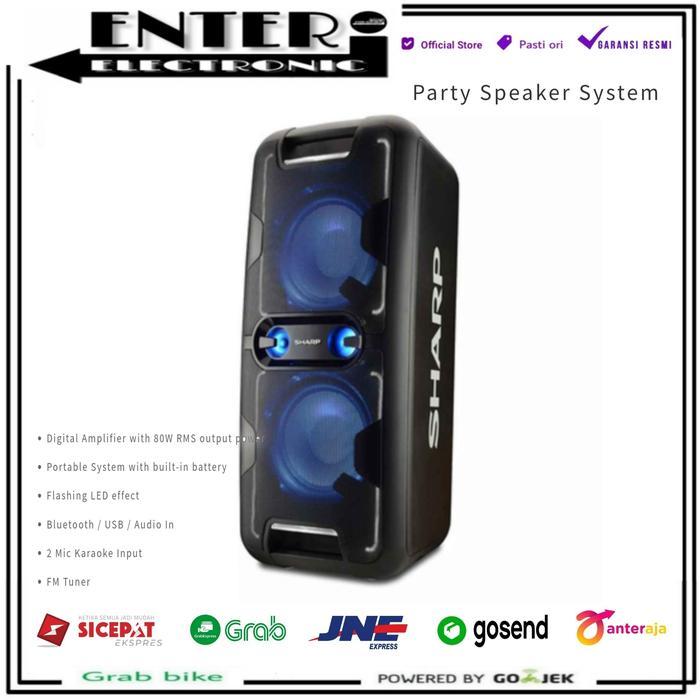 SHARP PS930 - ACTIVE PARTY SPEAKER PORTABLE KARAOKE BLUETOOTH PS 930