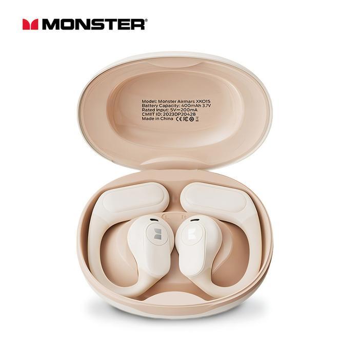 Monster Xko15 Earhook Earphone Headphone Wireless Bluetooth Tws Headset