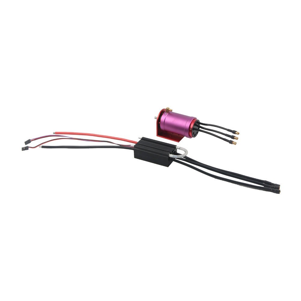 4082-1600KV 24V Brushless Inrunner Motor 150A Water Cooling ESC FATJAY RC Boat Power System Combo