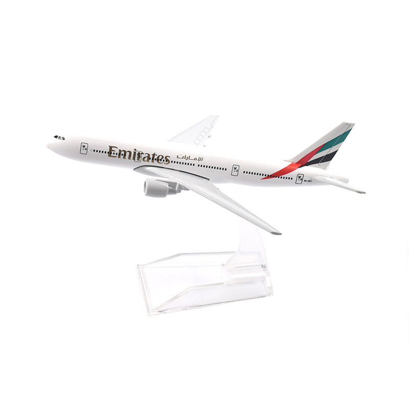 JASON TUTU 16cm Air Emirates Airlines Boeing 777 Airways Airplane Model Airplane Diecast Metal 1/400