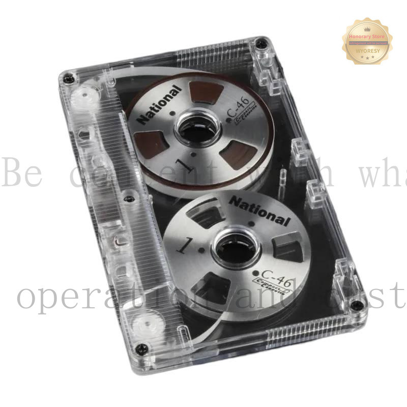 WANG DIY Homemade Technics National Reel Cassette 46 Min Blank Audio Cassette Tape