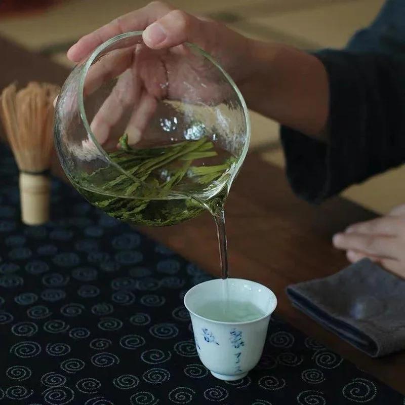 1/2/3pcs Textured Glass Matcha Bowls With Pouring Spout, Chasen, Handmade Japanese Green Tea Bowls,