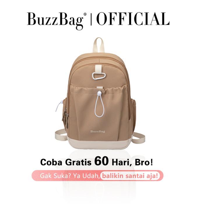 BuzzBag - Tas Ransel Sekolah Korea Style tas sekolah tas kampus wanita ransel tas kampus wanita
