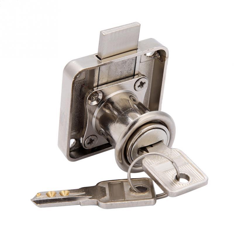 1Set Reusable Furniture Lock Zinc Alloy Display Cabinet Locks for Cabinet Drawer Household Office