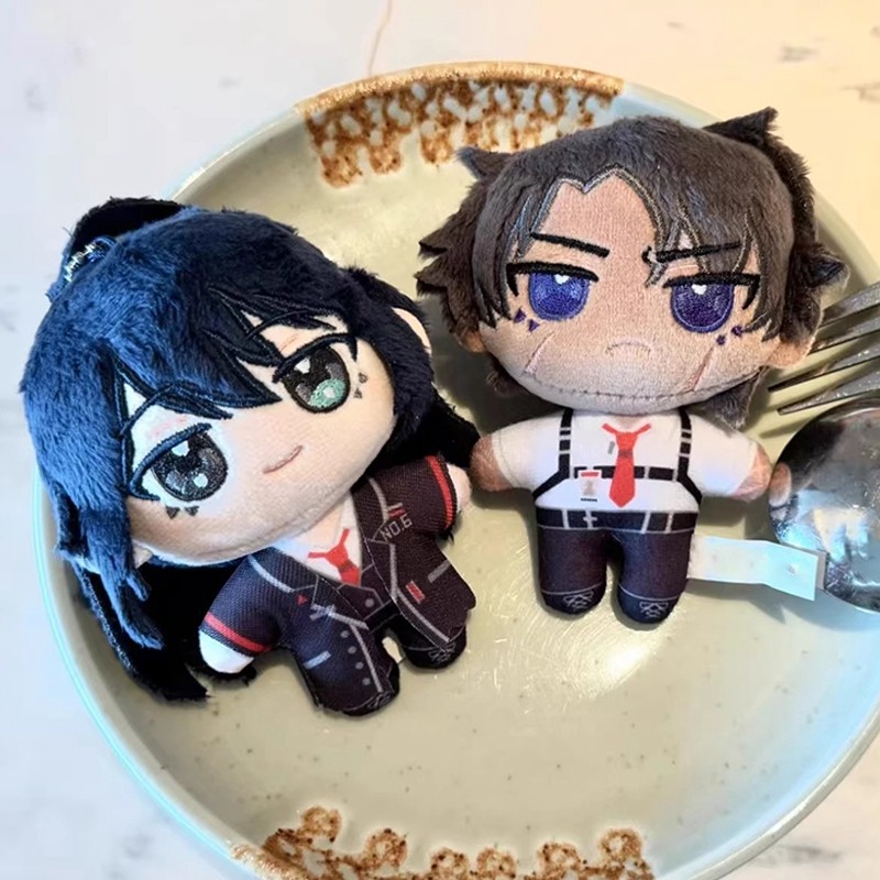 Limbus Bus Company Keychains Cartoon Plush Doll Bag Pendants Don Quixote Cotton Doll Keyrings Game