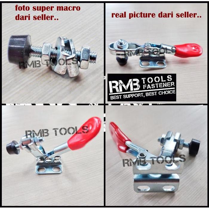 "New" Toggle Clamp Model GH-201 Klem Penjepit Kayu Togel Quick Release Hold