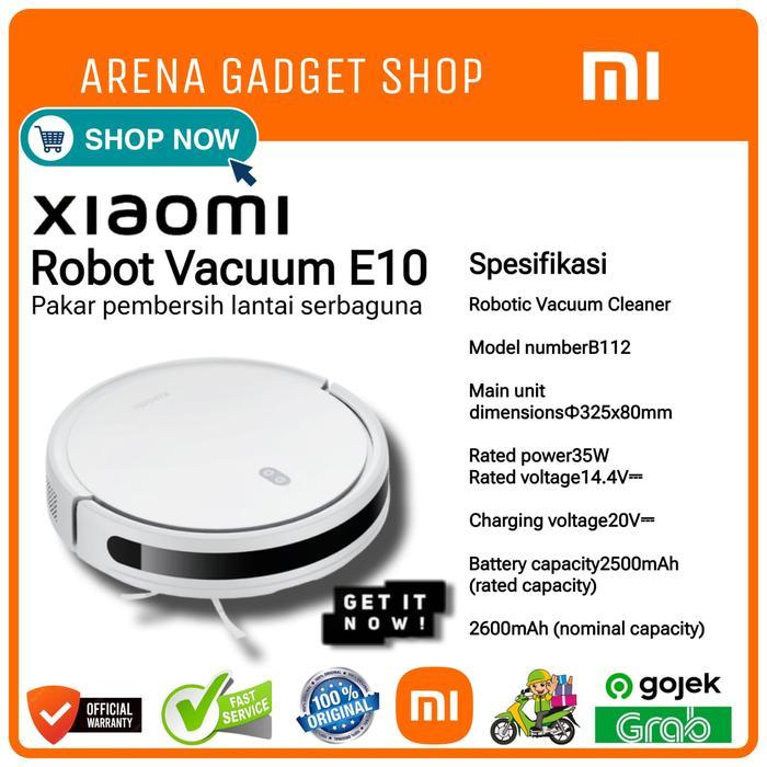 Xiaomi Robot Vacuum Cleaner E10 2In1 Sweeping + Mopping New Garansi Resmi Xiaomi E 10 Co