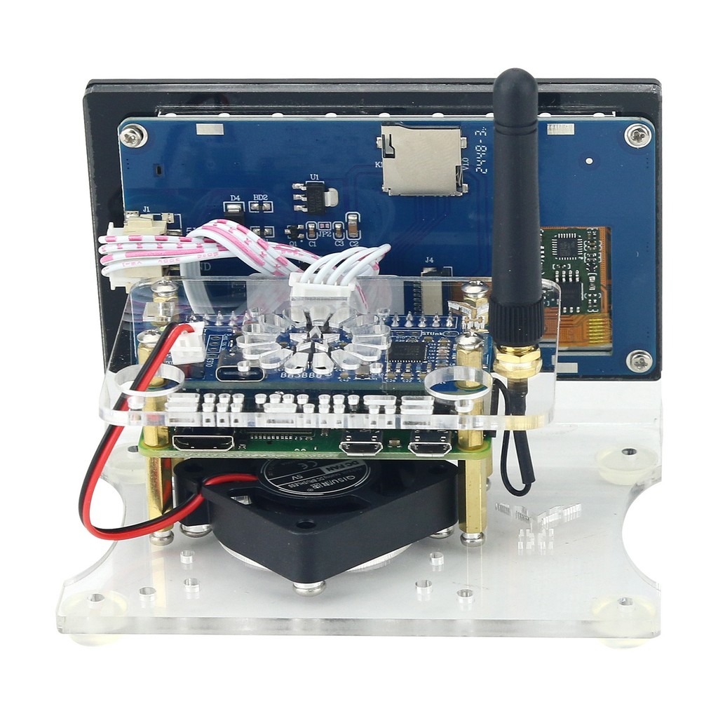 Wishcolor Assembled MMDVM T11W Simplex MMDVM Hotspot with 3.5-inch Color Screen for Digital Walkie