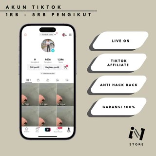 AKUN TIKTOK AFFILIATE TERMURAH 1K-5K GARANSI 100% ANTI HB