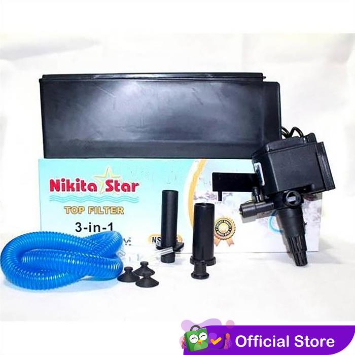 Top Filter Aquarium Lengkap Medium