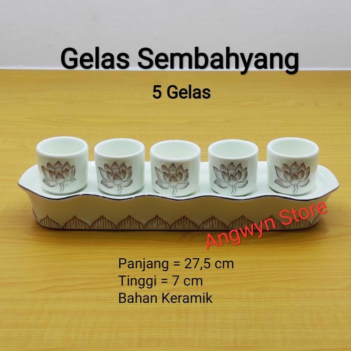 GELAS SEMBAHYANG 5 CUP KERAMIK