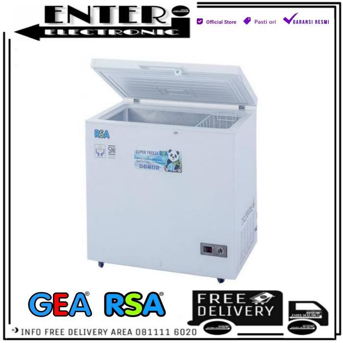 RSA CF150 - CHEST FREEZER RSA 150 LITER FREEZER BOX PEMBEKU RSA CF 150 - CF150 (150L)