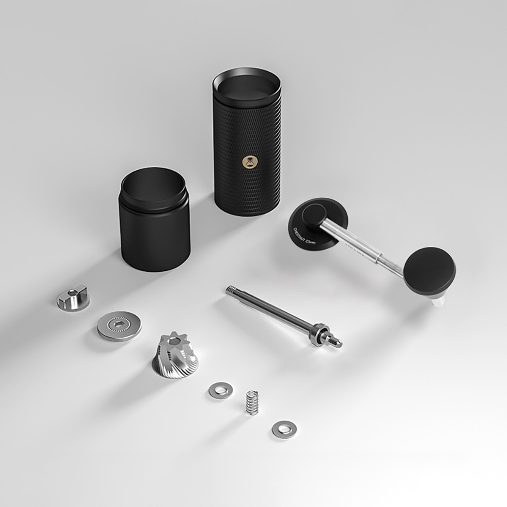 TIMEMORE CHESTNUT C5ESP PRO PORTABLE MANUAL COFFEE GRINDER FOLDAB HANDLE DESIGN S2C 42MM BURR INSIDE