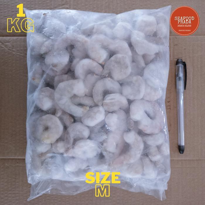 Udang Kupas Vaname / Udang Kupas Mentah Ukuran Sedang