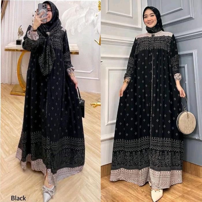gamis rayon viscose free hijab gamis jumbo