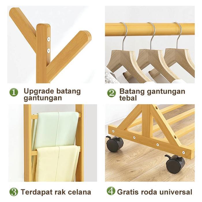 Informa - Rak Gantung baju / Rak Pakaian / Rak Jubah / Stand Hanger / Rak / Rak Gantung / Rak