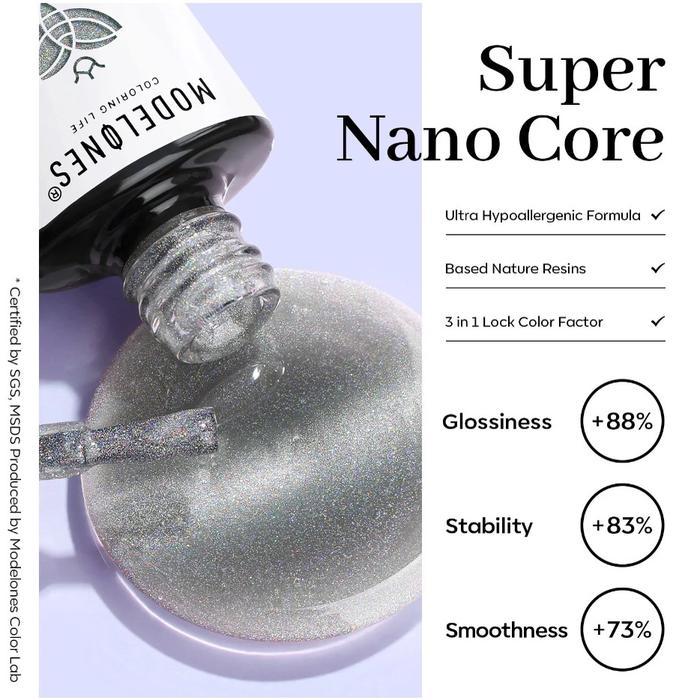 Modelones Gratis Wings 6 Nuansa Gel Cat Kuku Set Cat Kuku Warna Mengkilap Kit Cat Kuku Gel Warna