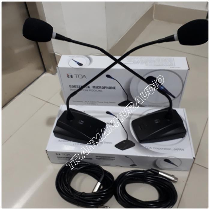 MIC TOA ZM-380 AS MIC MEJA MIC MIMBAR MIC PODIUM TOA ORIGINAL