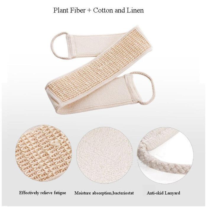 Sikat Punggung Mandi / Gosok Pembersih Punggung Loofah Back Scrubber