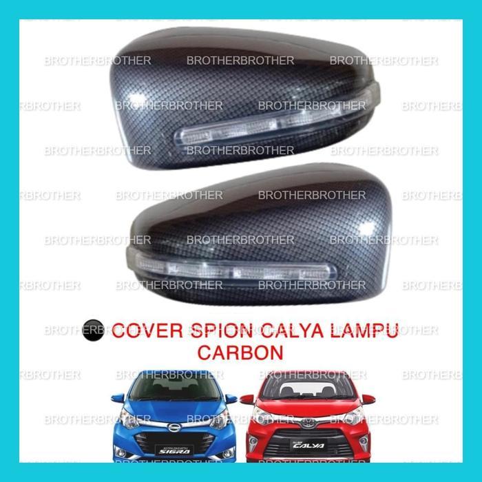 Cover Spion Ganti Calya sigra 2016 2018 2020 2022 Up Lampu Carbon