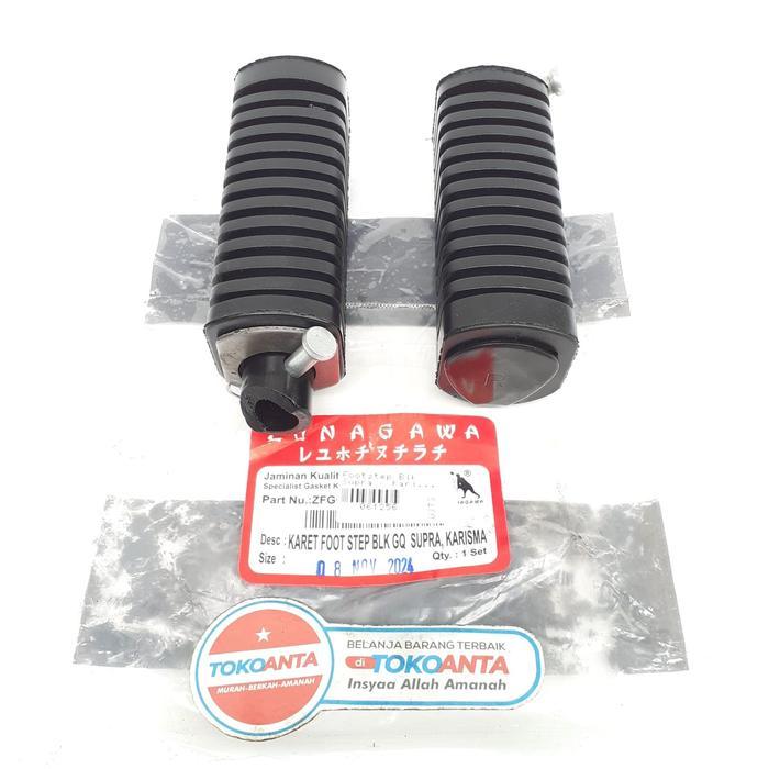 Stok Baru Karet Footstep Barstep Dudukan Pijakan Kaki Belakang Motor Honda Supra X Lama Old Supra