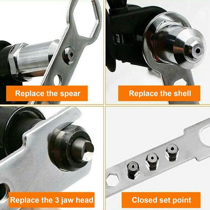 "New" Tang Ripet Bor Listrik Adapter Tang Rivet Adaptor Rivet Gun