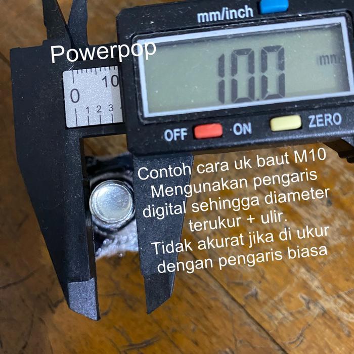 "New" Baut knop star m6 m8 m10 baut kuping pegangan