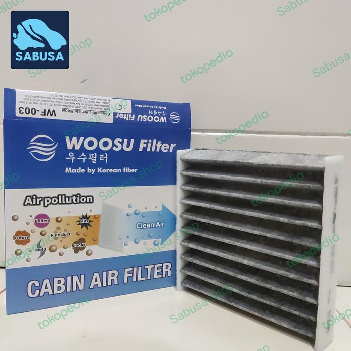 WOOSU FILTER SARINGAN AC KABIN AVANZA XENIA VELOZ PREMIUM ANTI BAKTERI