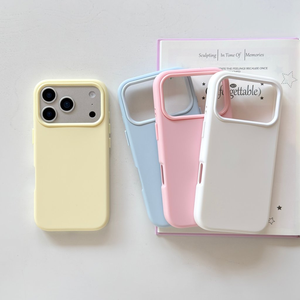 Warna Macaron Silikon Case Iphone 17 Pro Max 16 Pro Max 12 Pro 16 Plus 11 13 15 Nmk1 Soft Premium Lu