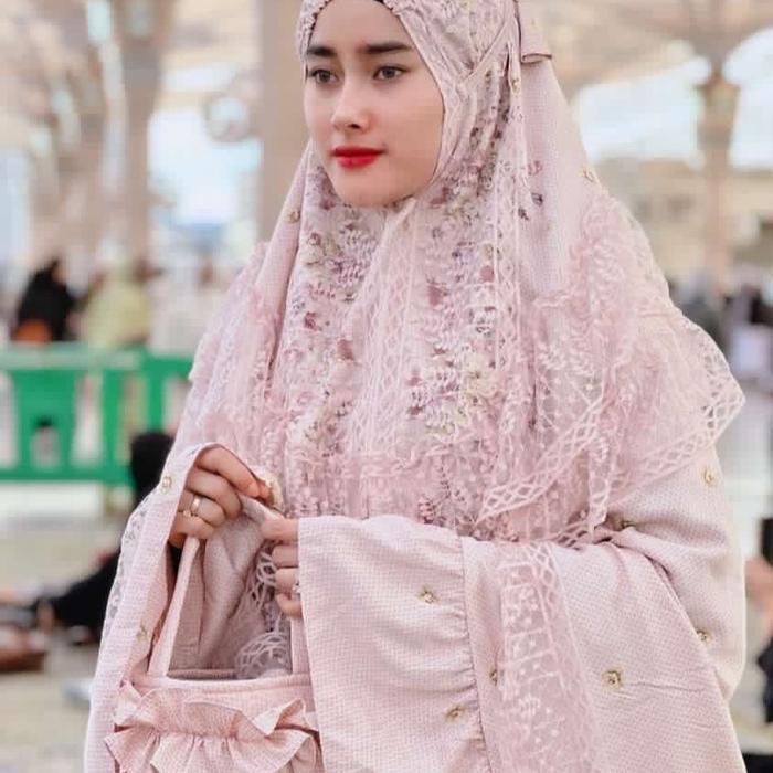 PREMIUM Kekira_id - MUKENA DEWASA TERBARU MUKENA AMEENA MUKENA DEWASA PUTIH premium mewah