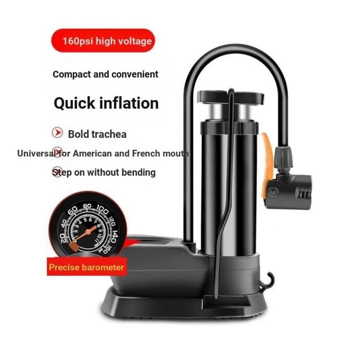 Pompa Angin Kaki/Pompa Kaki/Pompa Ban Mini Foot Pump Portable High Pressure Pompa Angin Kaki Untuk