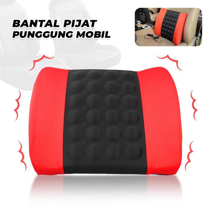 Bantal Pijat Punggung Portable Mobil Travelling Bantal Pijat Getar Elektrik Berkualitas