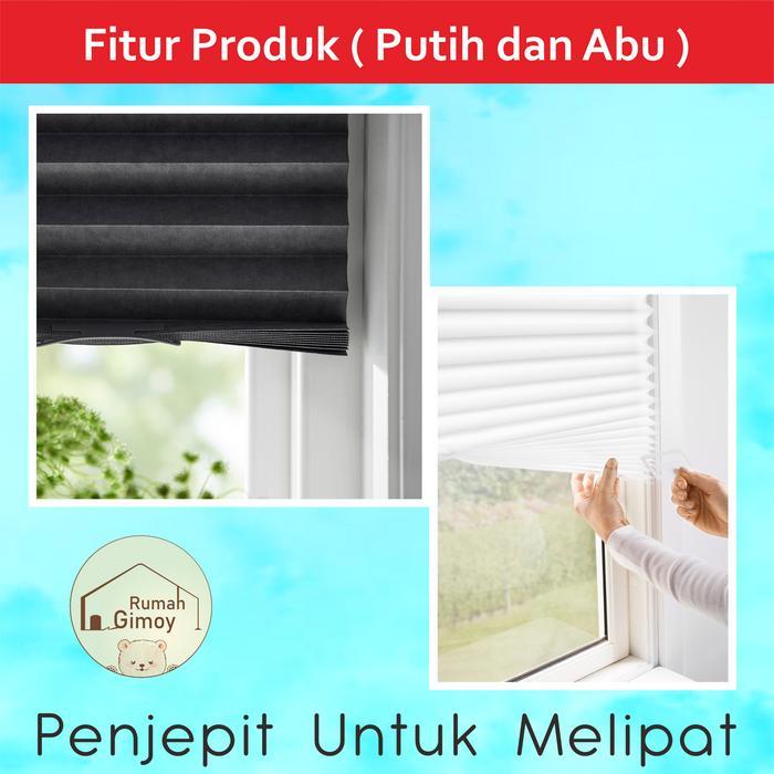 TIRAI JENDELA - TIRAI LIPAT PORTABLE -GORDEN JENDELA MINIMALIS HORDENG