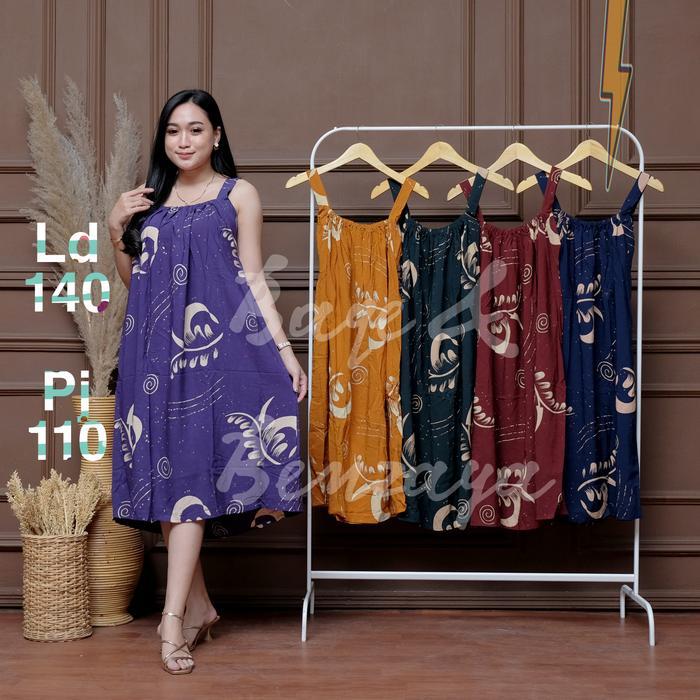 Diskon daster jumbo busui yukensi big size terbaru motif cantik yukensi seksi