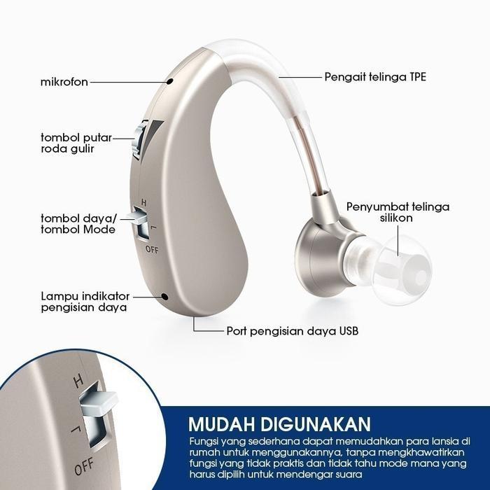 ALAT BANTU DENGAR CHARGER KARA ALAT PENDENGARAN TELINGA ALAT BANTU DENGAR ORIGINAL ALAT BANTU DENGAR