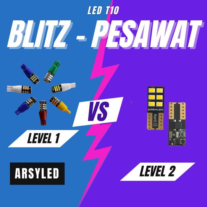 "New" ARSY LED Blitz Mode Pesawat Lampu Plat Nomor Motor Nmax Turbo Neo Aerox Beat Vario Old