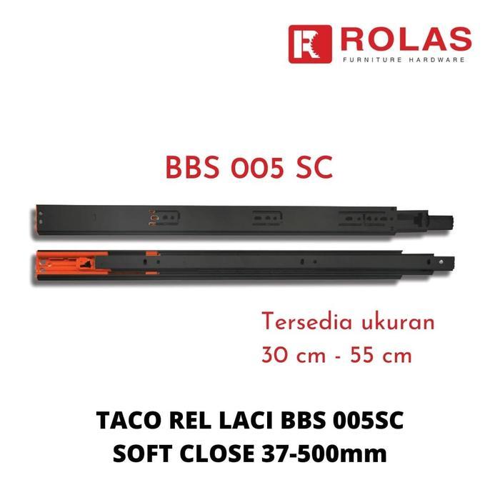 Terlaris REL LACI 50 CM TACO / TACO REL LACI BBS 005SC SOFT CLOSE 37-50 SALE