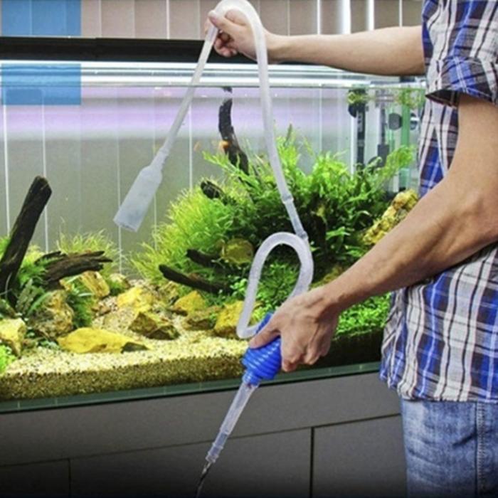 Alat Penguras Air Aquarium Cleaner Pump Siphon Selang Sedot Kolam Ikan
