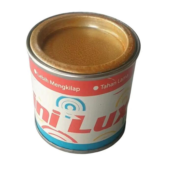 Cat Kayu Dan Besi Minilux Warna Emas 100 Gram Co