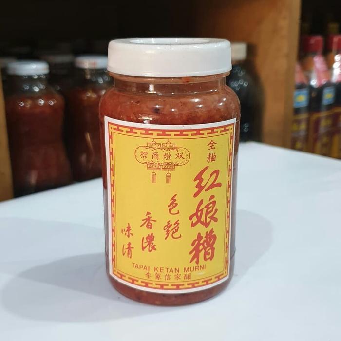 ANGCAU/ ANGCAUW/ CAU MURNI BUMBU TAPE KETAN MERAH CAP LAMPION 300GR