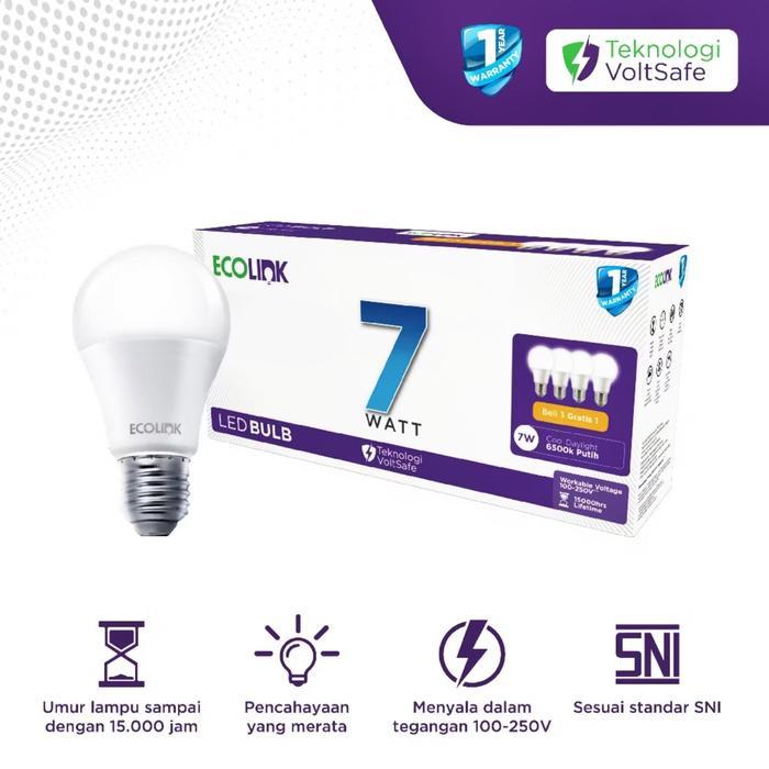 "New" Led Multipack Ecolink 6w 8w 10w 12w (Beli 3 Free 1) - Led Pack Ecolink