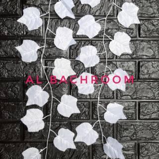 "New" DAUN ANGGUR PUTIH IMITASI 8CM 200 B8321 DAUN RAMBAT DEKORASI RUMAH WEDDING