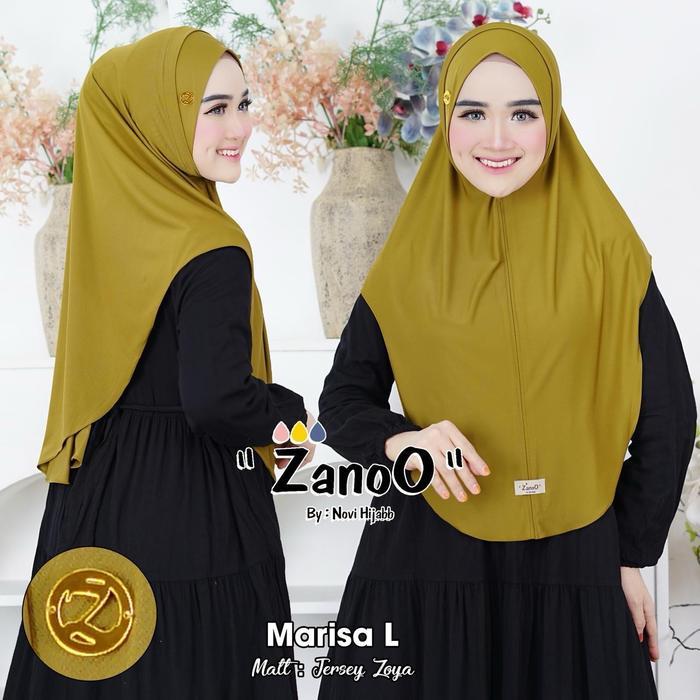 Best Seller Zanoo - Marisa L Hijab Instan Daily Terbaru Zanoo Original