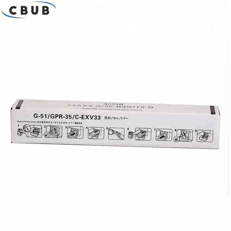 1PCS NPG51 GPR-35 C-EXV33 New Compatible Black Toner Cartridge IR2520 IR2525 IR2530 Copier Japan