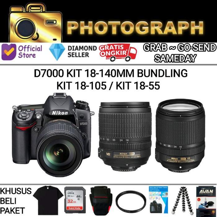 NIKON D7000 BODY ONLY / KAMERA NIKON D7000 KIT 18-140MM / KAMERA NIKON D7000 - BODY ONLY, STANDAR BO