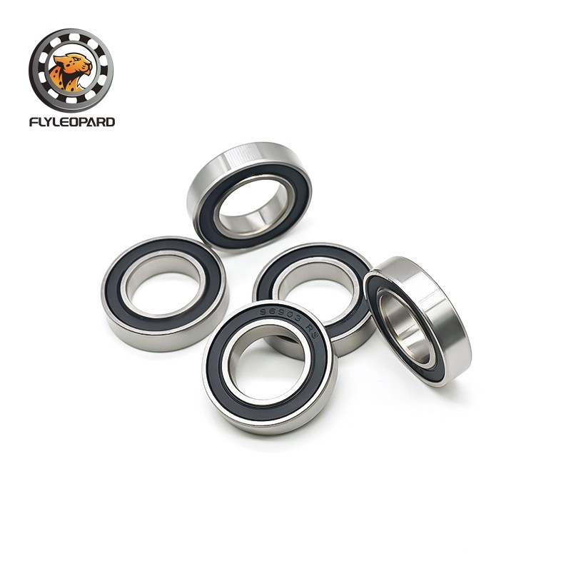 10PCS S6903RS Bearing 17*30*7 mm ABEC-7 440C Stainless Steel S 6903RS Ball Bearings 6903 Stainless